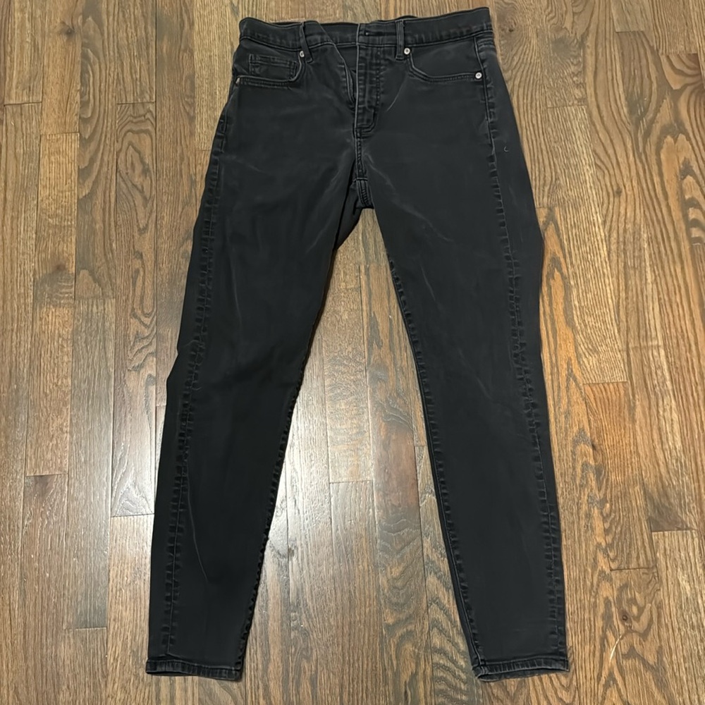 Loft high rise black skinny jeans